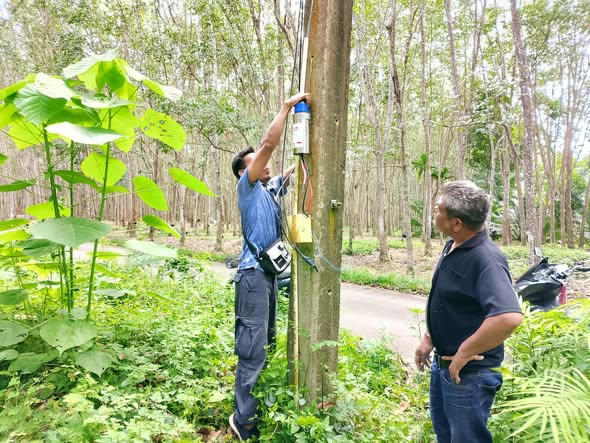 วันพฤหัสบดีที่ 6 พฤศจิกายน พ.ศ. 2568  นายศิริชัย  บุญศรี  ผอ.กองช่าง มอบหมายให้พนักงานกองช่างออกพื้นที่เปลี่ยนตู้ควบคุม หมู่ที่ 4 ซ.ทหารพราน (เนื่องจากมีการทำลายตู้ควบคุมเสียหาย)