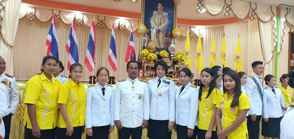 เทศบาลตำบลพรุพี เข้าร่วมพิธีถวายพระชัยมงคลเนื่องในโอกาสพระราชพิธีราชาอภิเษก พุทธศักราช 2562 วันที่ 6 พ.ค. 2562 ณ หอประชุมสัตตบุศย์ โรงเรียนบ้านนาสาร